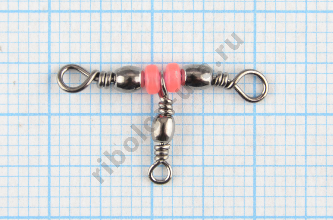Вертлюжок тройной Catcher Triple Swivel, Barrel, type C # 10x12 