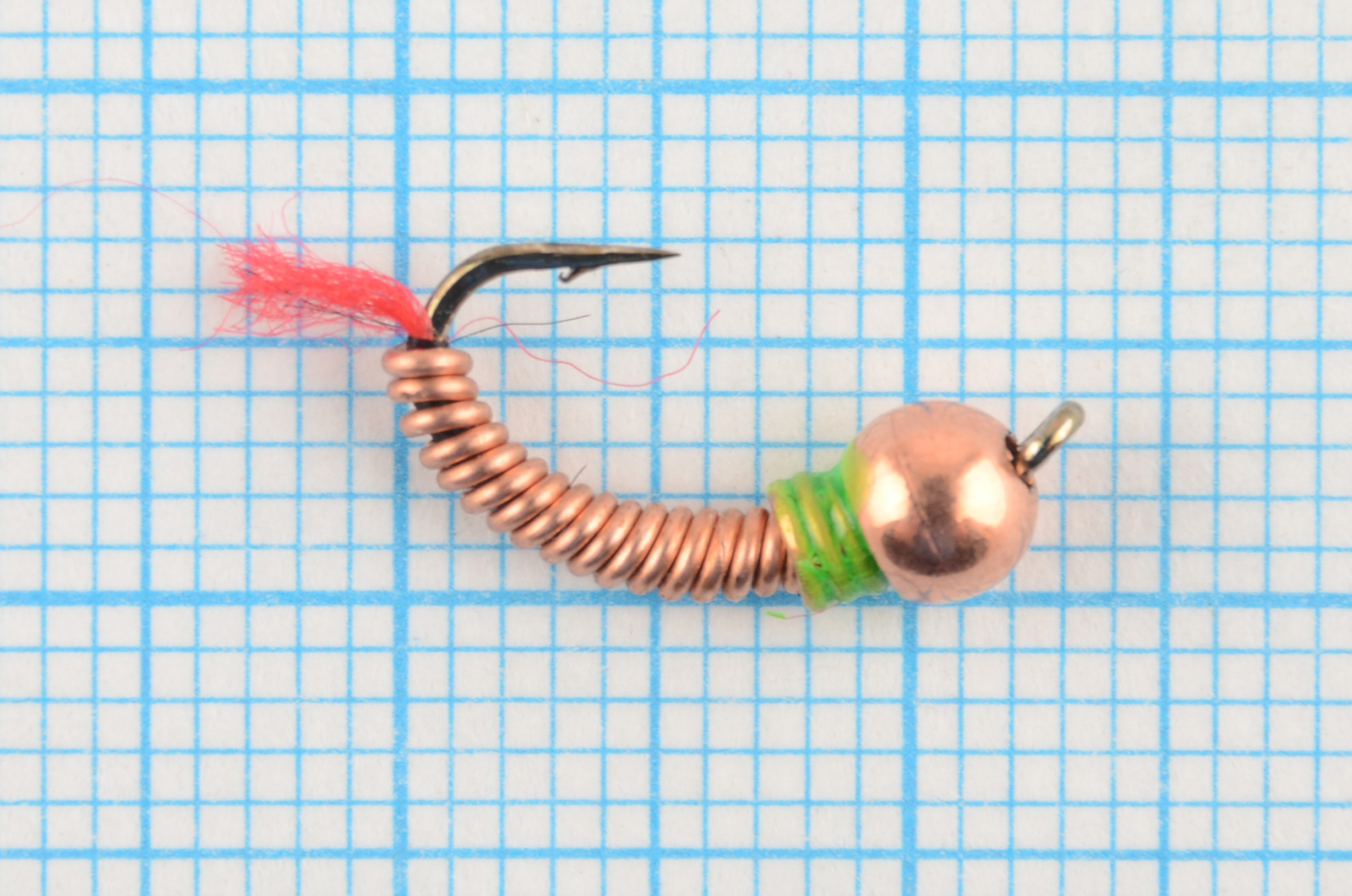 Мормышка вольфрам. Marlins Лесотка 4,0мм 0,65гр. кр.12 цв. Cu