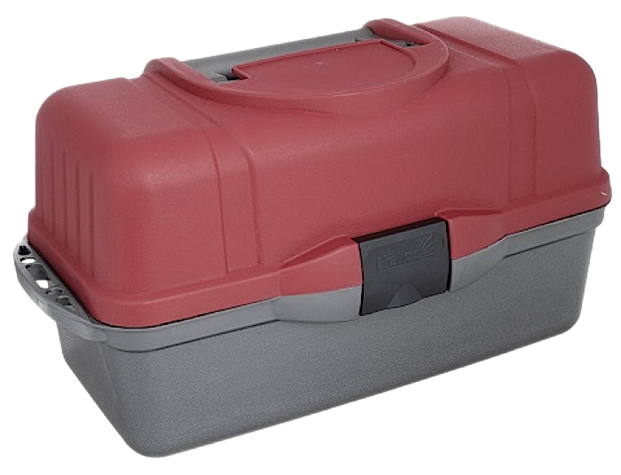 Ящик рыболовный Helios 3-х полочный, цв. красный