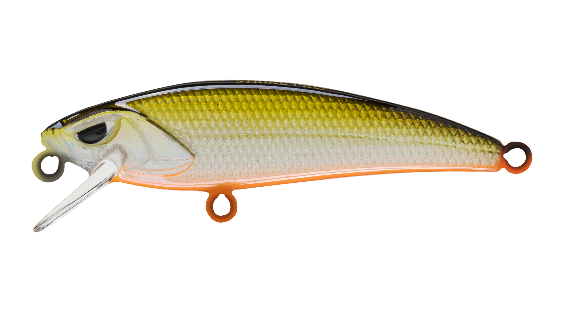 Воблер Strike Pro Gutsy Minnow 45S, 45мм, 2,5гр, загл. 0,5м., тонущий EG-244#612T
