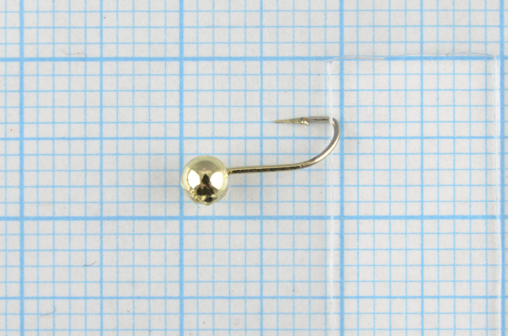 Мормышка литая Marlins Шар 3мм (0,15гр) кр. Crown золото 7000-103