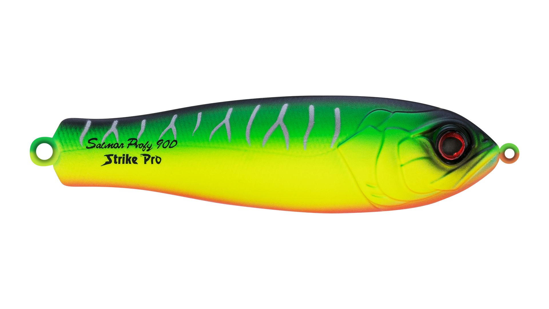 Блесна Strike Pro Salmon Profy 90CD шумовая 22гр, незац. двойник кр.Owner  PST-03CD#A204S/A204S
