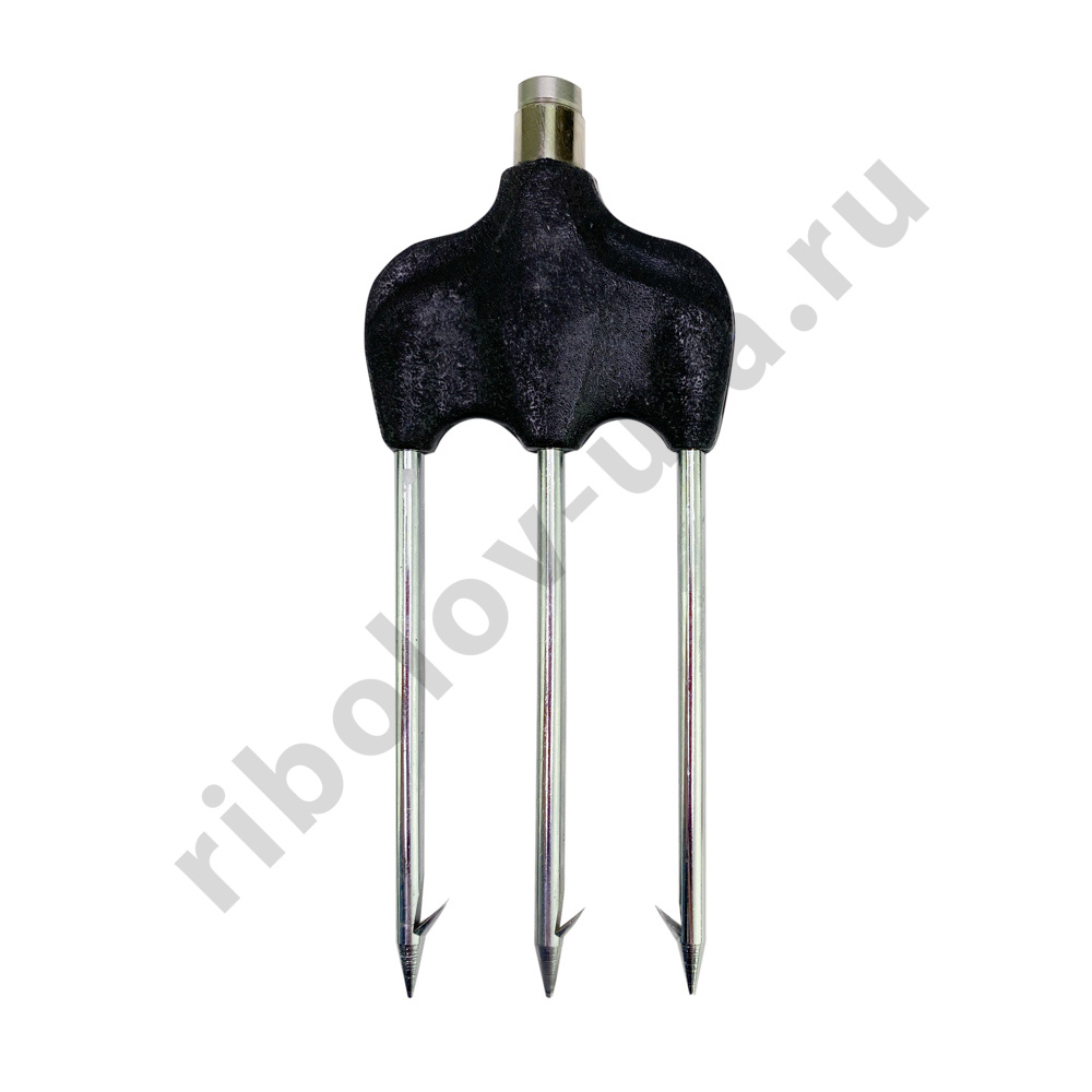 Наконечник Scorpena трезубец хромир. D4.5мм, пласт.основание