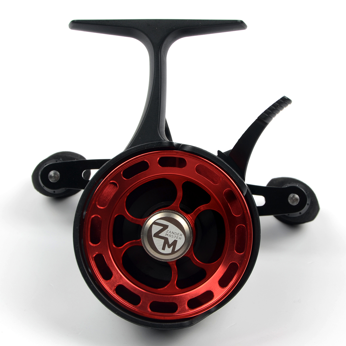 Катушка зимняя Zander Master Energy L, цв. черно-красный