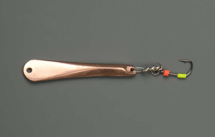 Блесна зимняя Белая река Аляска 2гр медь/гладкая