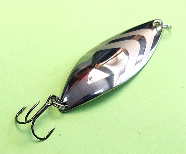 Блесна Люкс Нижегородская Крокодил 15гр цв.02 серебро