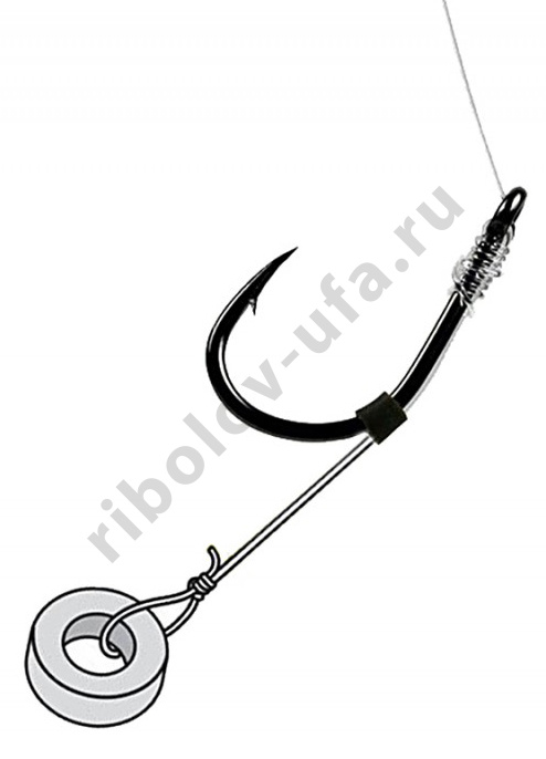 Крючок с поводком Owner 56930 FD-02 Pellet Band №12 - 0,20мм