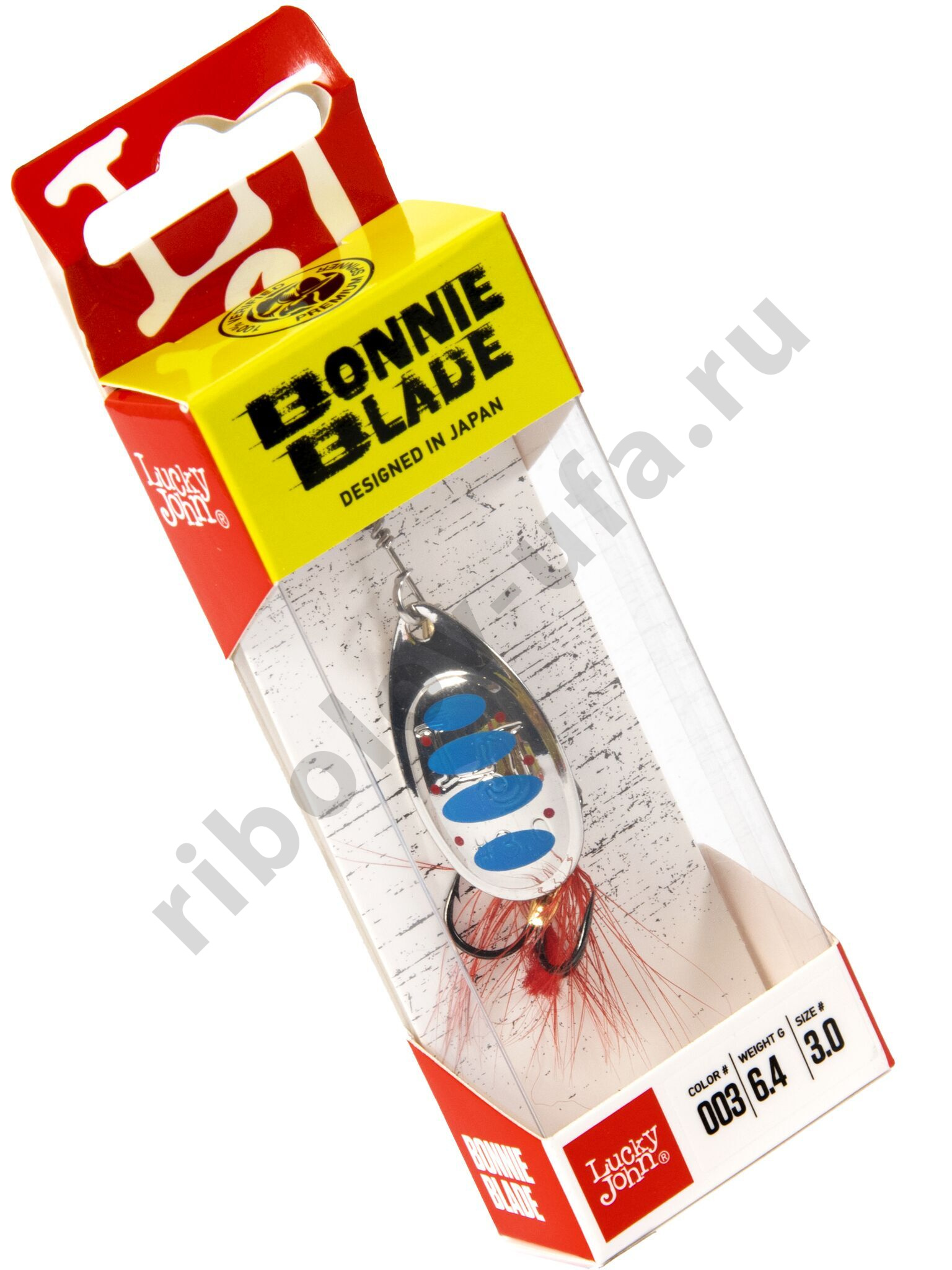 Блесна вращ. Lucky John Bonnie Blade #03, 6.4гр., цв. 003