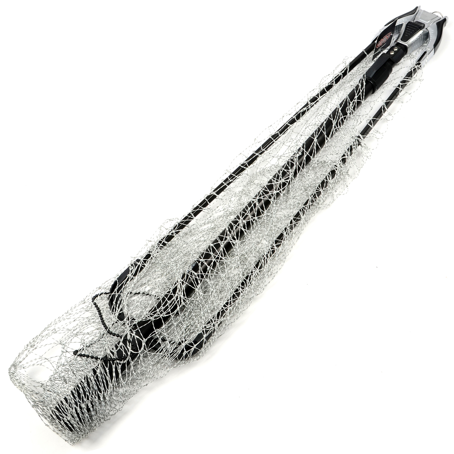 Подсачек Grfish телескоп. Titan,  2,1м, ал. блок, 70х70см, теннисный корд, яч.30мм