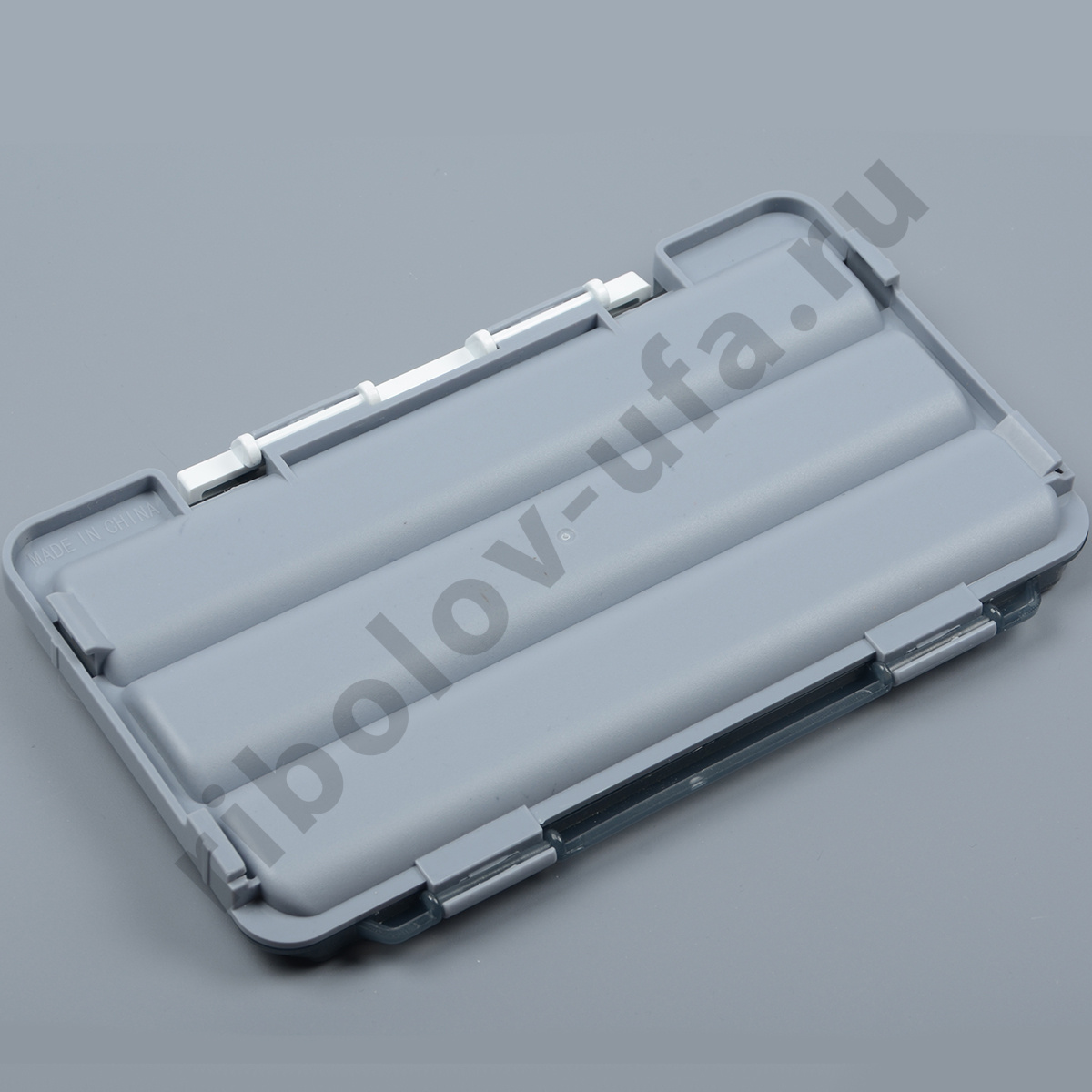 Коробка Kosadaka 17,5*10,5*2см 3 продольн.секции + доп. вставки, серая TB-S63A-GRY