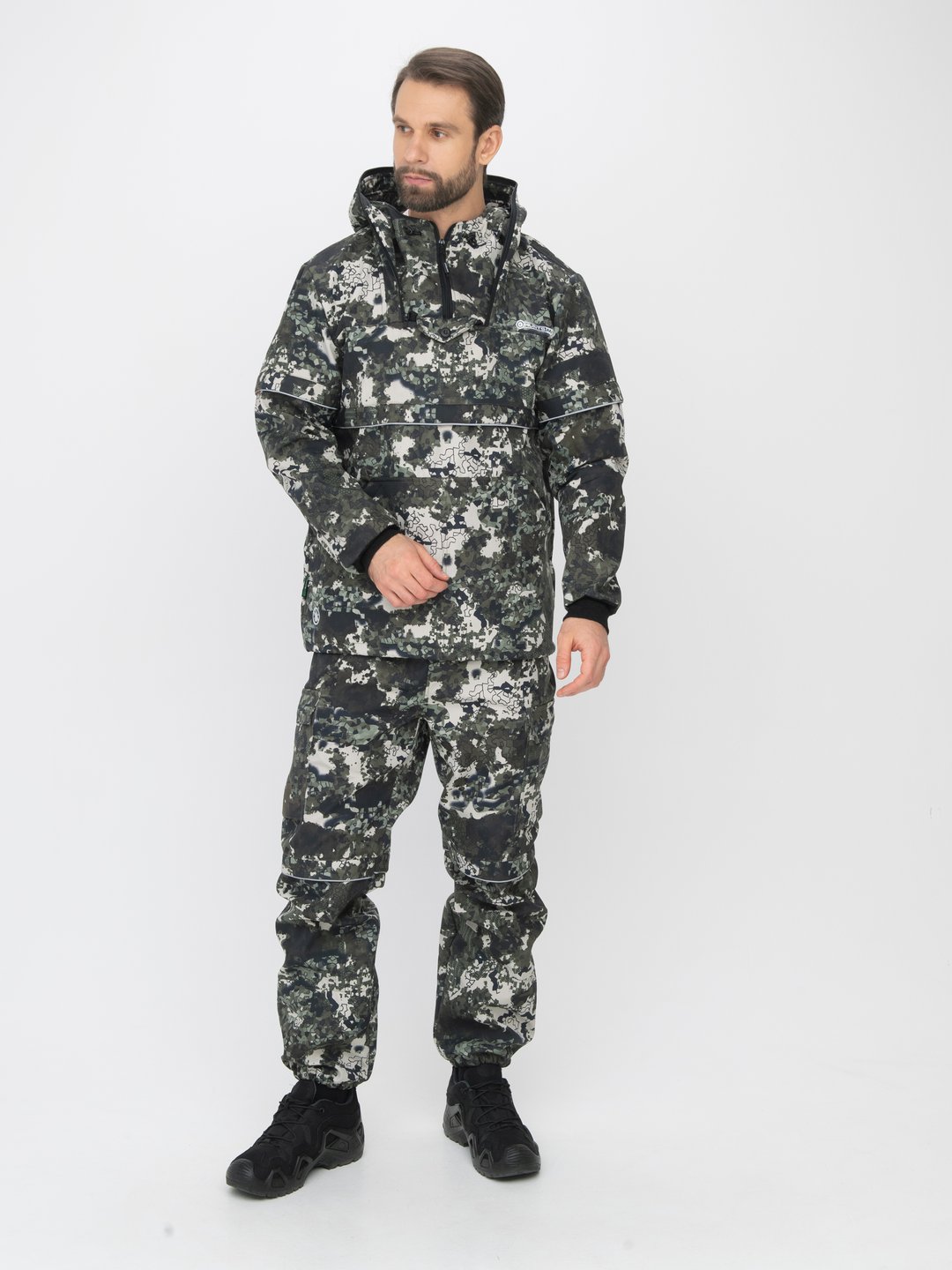 Костюм деми Huntsman Антигнус-Люкс с лов. и пыль цв.КМФ №181, тк.Смес Микро РипрСтоп 48-50 (170-176)