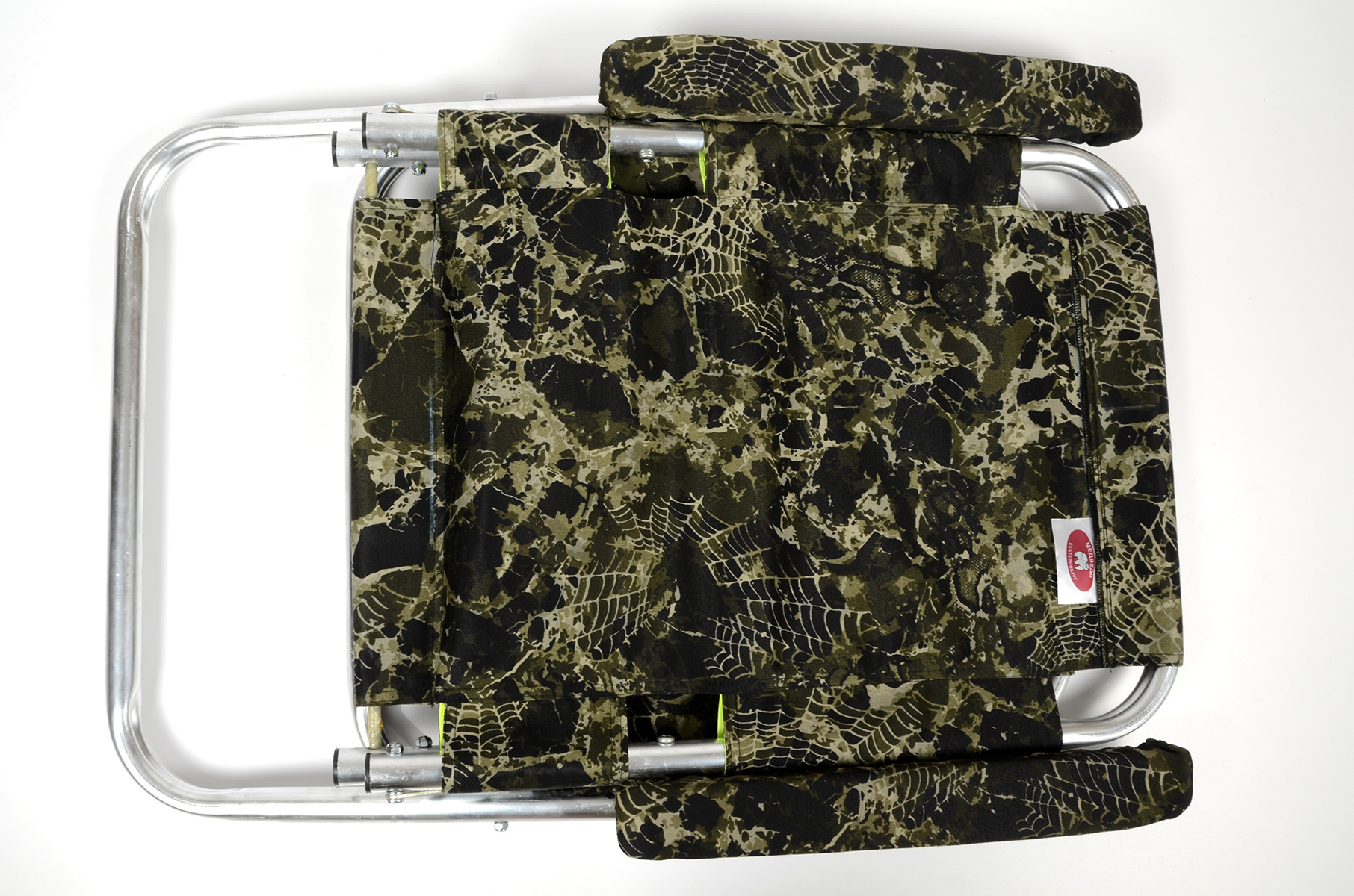 Кресло-шезлонг №1 Медведь алюмин. вес 2,2кг, ширина 46см, высота по спинке 90см, макс.нагрузка 110кг