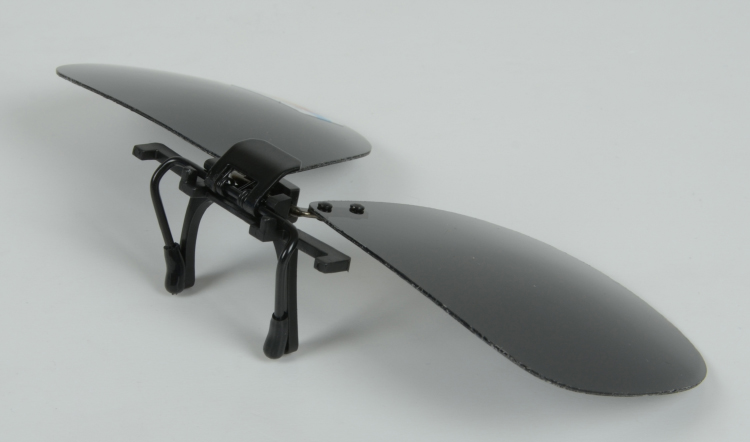 Накладки Kosadaka поляризационные на очки серые (412)