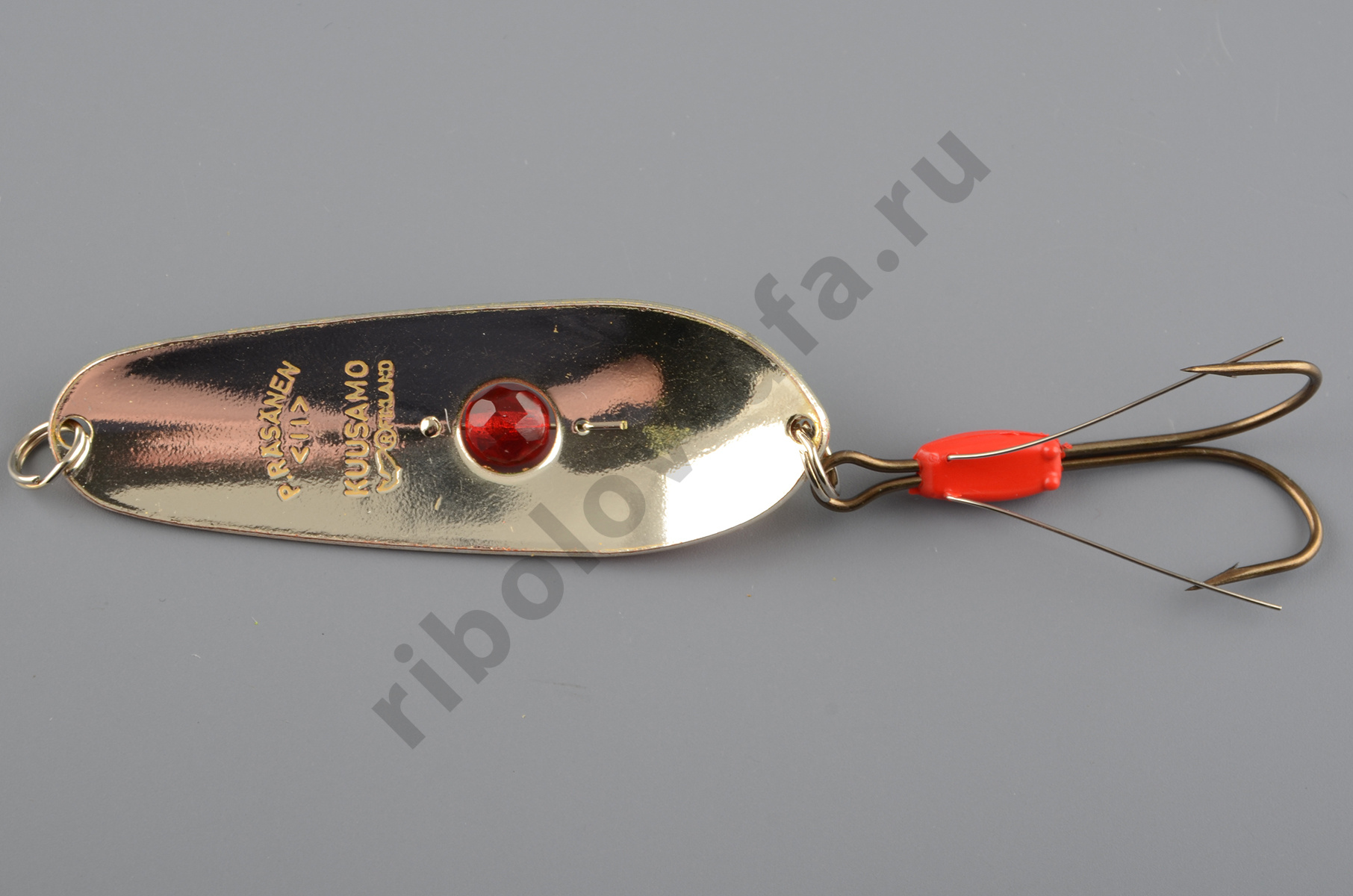 Блесна колеб. Kuusamo Rasanen 70/20 (бусинка, незацеп.) BL/GR/FYe/FR-S, UV