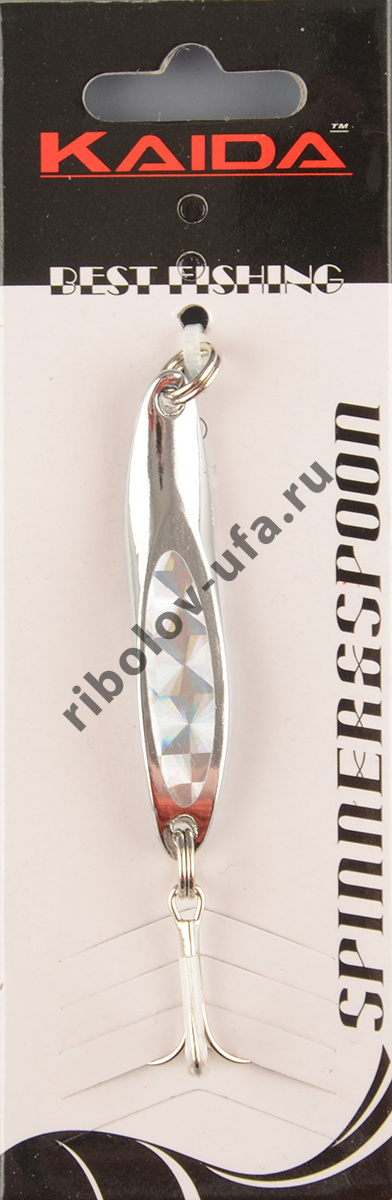Блесна Kaida Spinner&Spoon 25гр. серебро