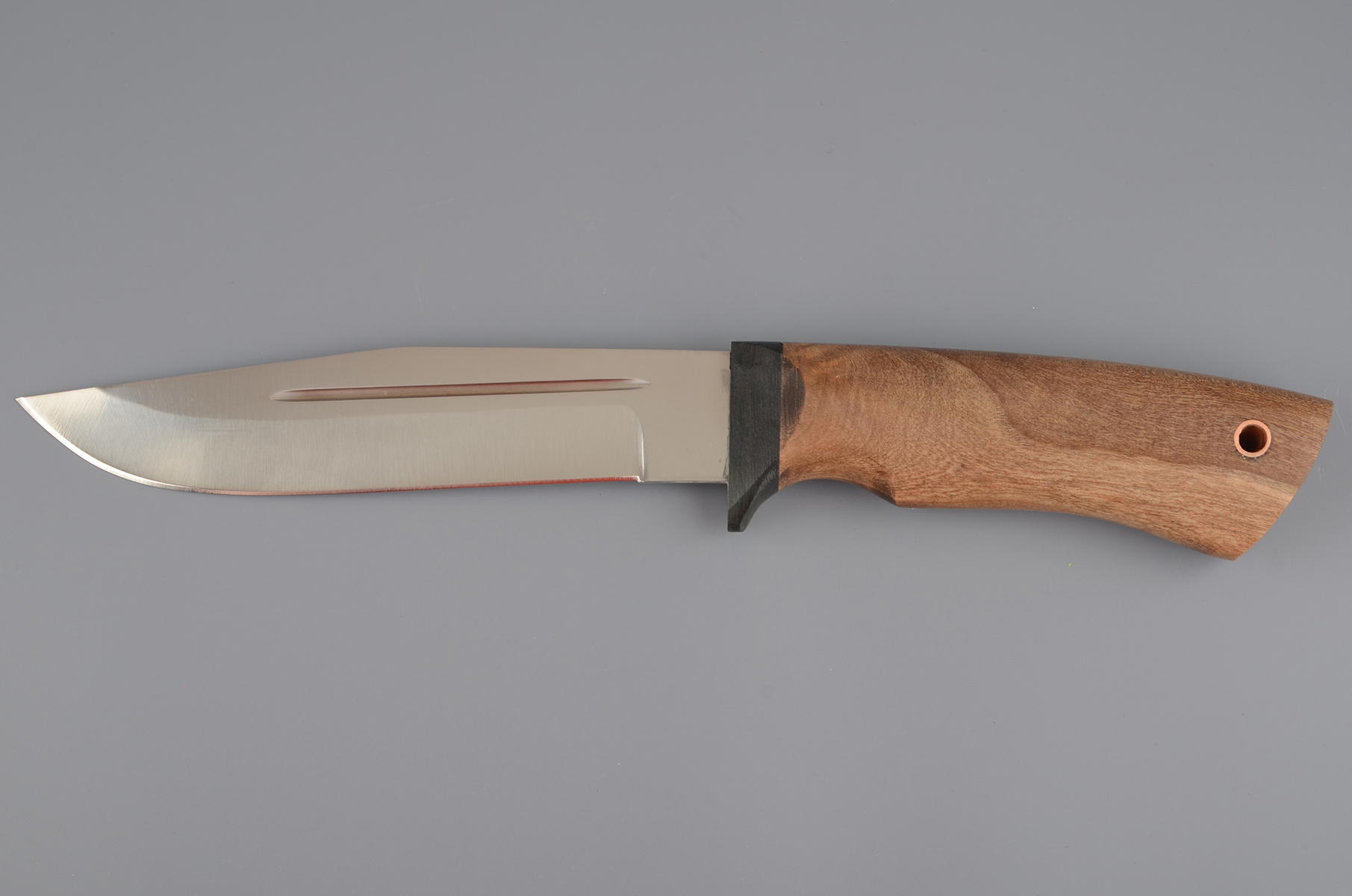 Нож упрощ. НР-14 У хирургич.нерж.сталь, 65х13, орех (ручная работа)