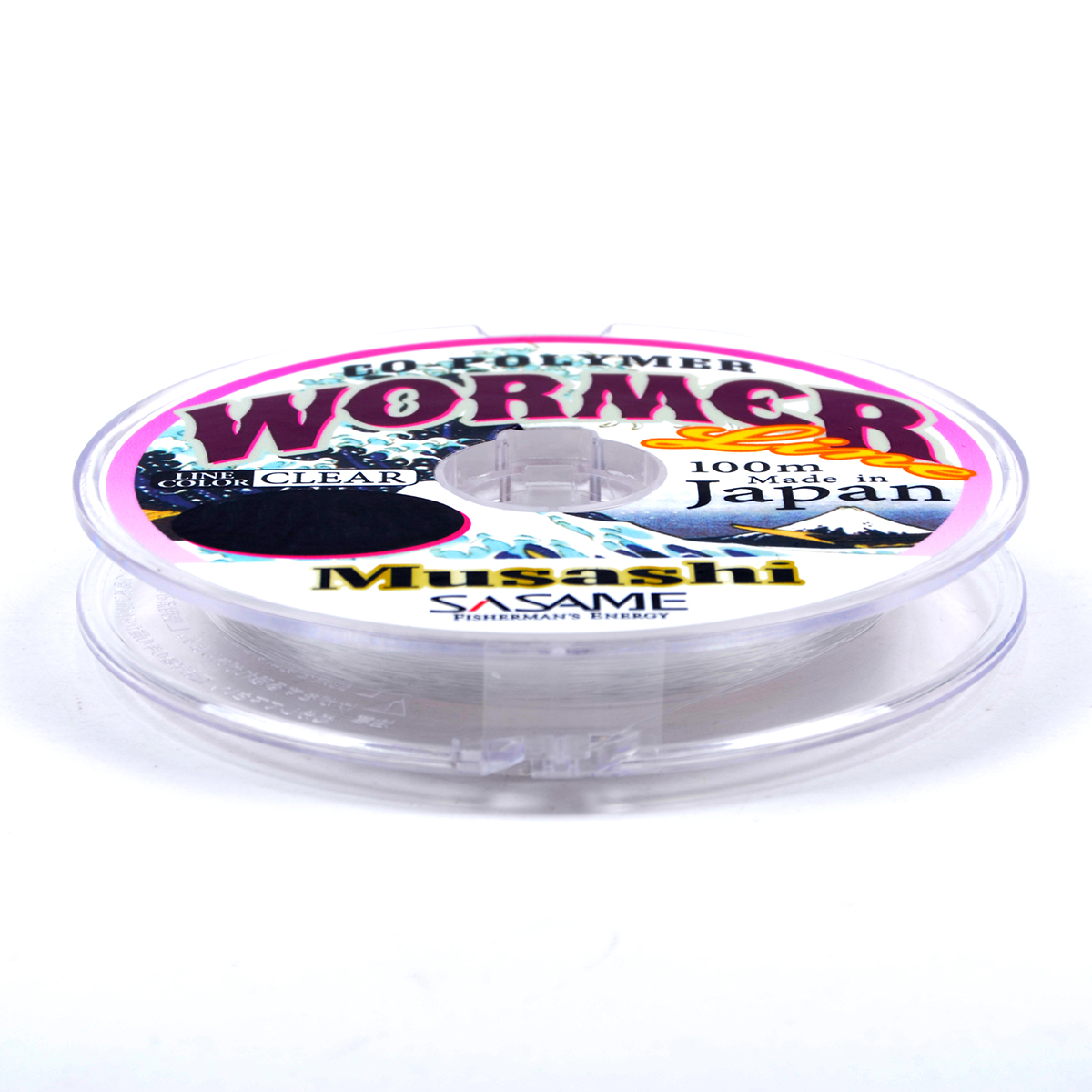 Леска Sasame Samuline Wormer Nylon Musashi 100м 0.16мм 