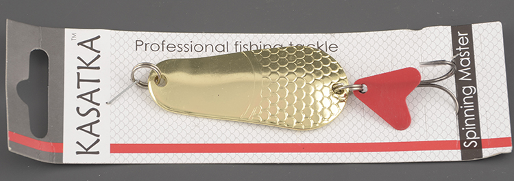 Блесна колеб. Kasatka 28гр. Gold-002  SF04-169