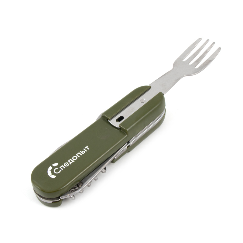 Мультитул Следопыт 5 предметов +ложка,вилка, на блистере PF-MT-15