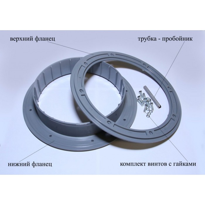 Фланец для отверстия под лунку Лотос-200 (уп.3шт)