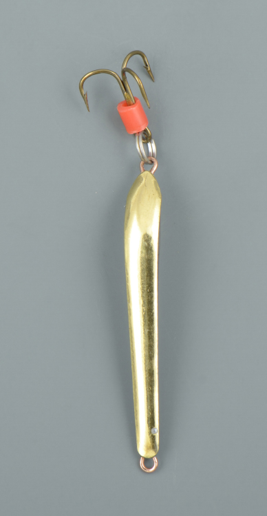 Блесна зимняя Пирс Гвоздик большой 2,1 гр, латунь, с тройником