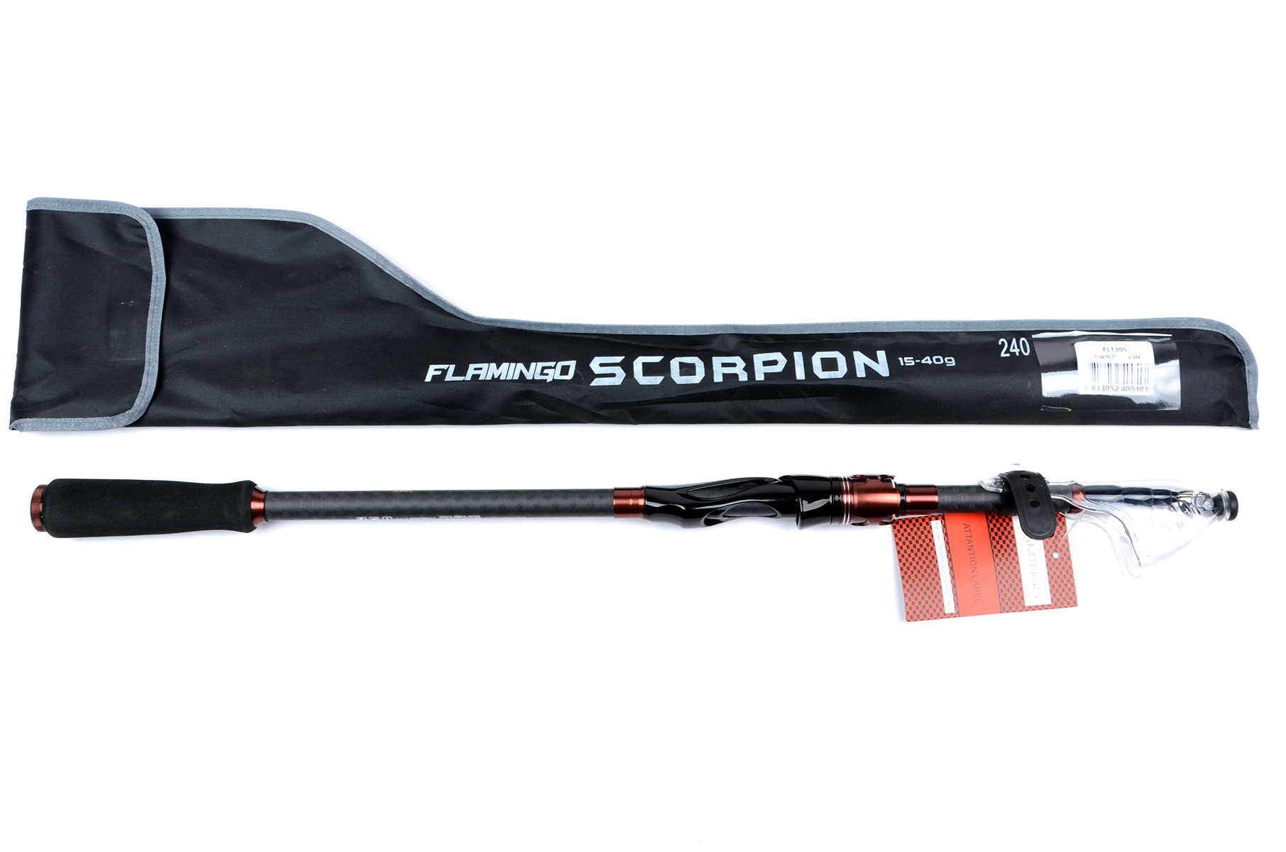 Спиннинг Flamingo Scorpion телескопический 2,0м 15-40гр