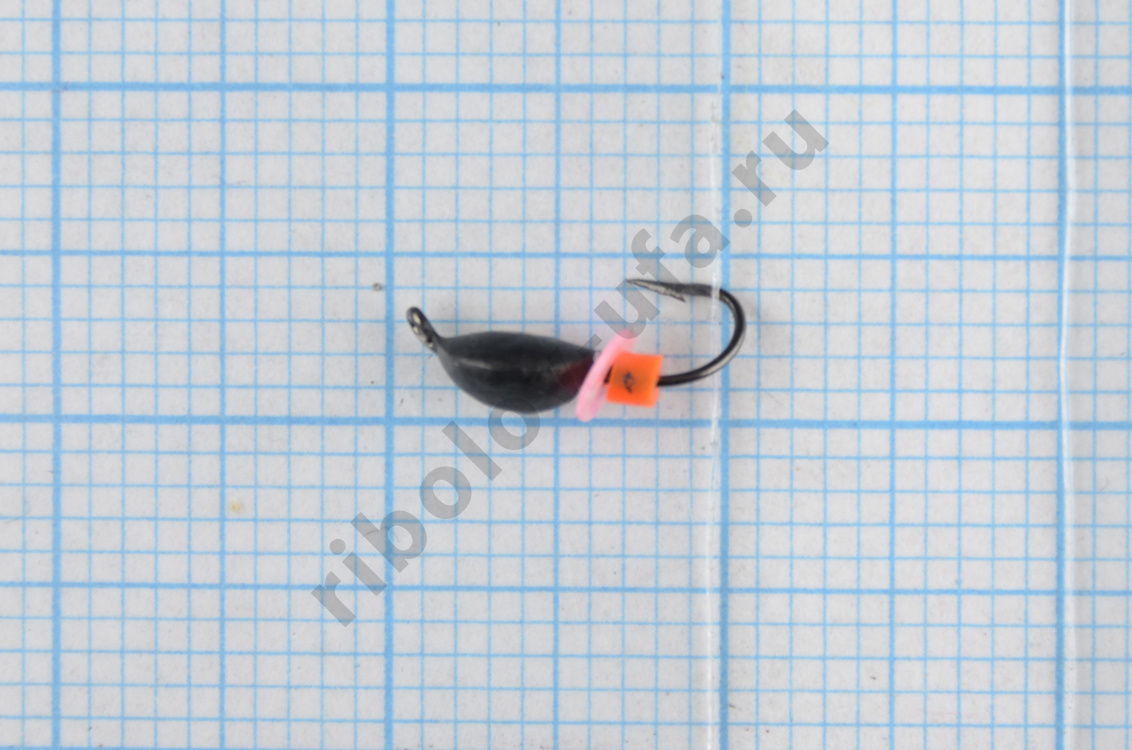 Мормышка Wormix точеная вольфрамовая Клопик d=2,5 с коронкой 0,2гр арт. 504