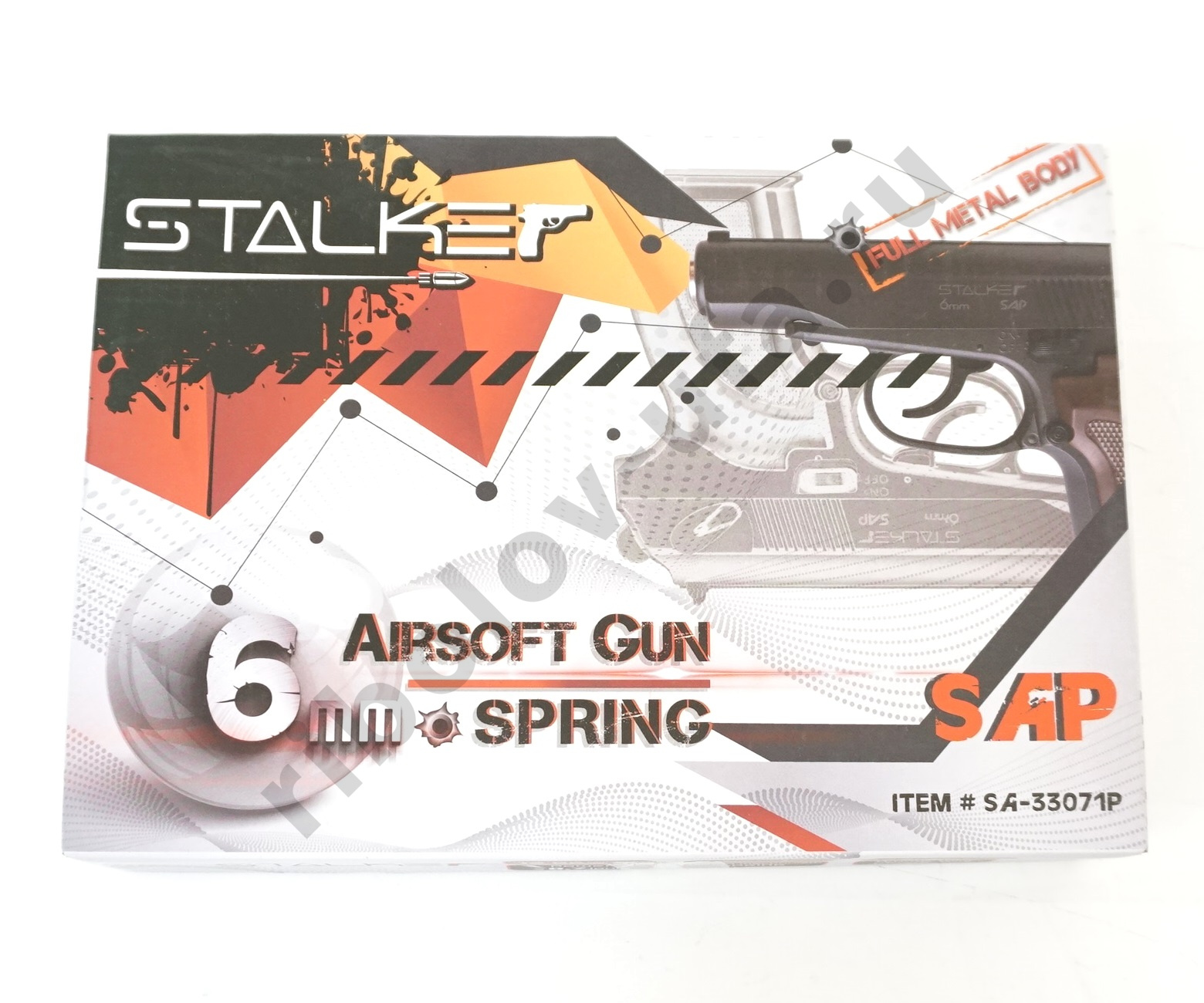 Пистолет пневм. Stalker SAP Spring, кал 6мм, металл (ПМ)