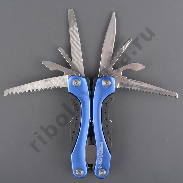 Мультитул Kosadaka FPMT02 16.5/10.1см (пассатижи, ножи, пилки, открывалка, отвертка)