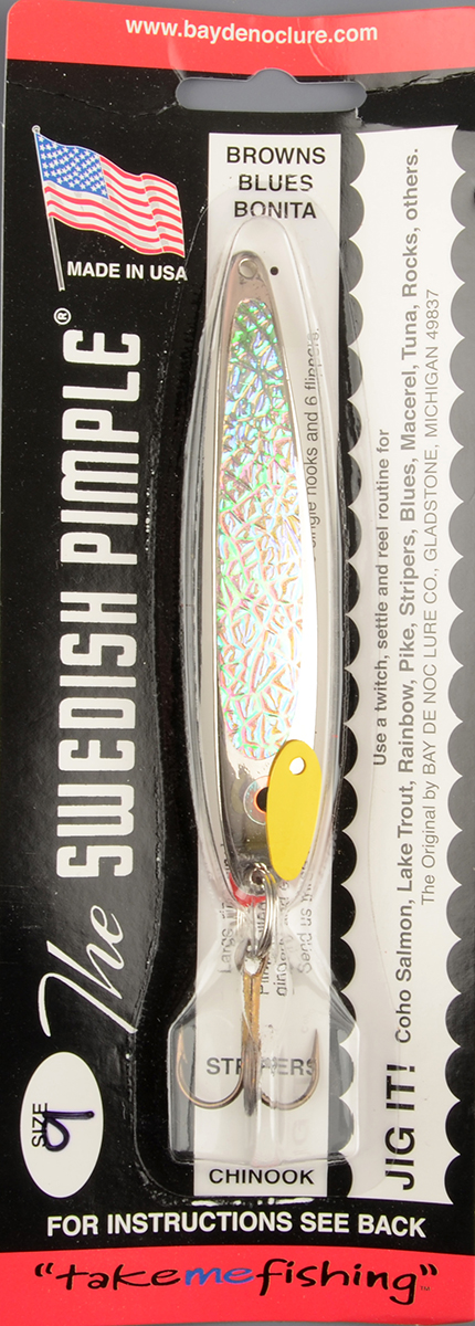 Блесна Swedish Pimple Ice №8 Nickel Ice