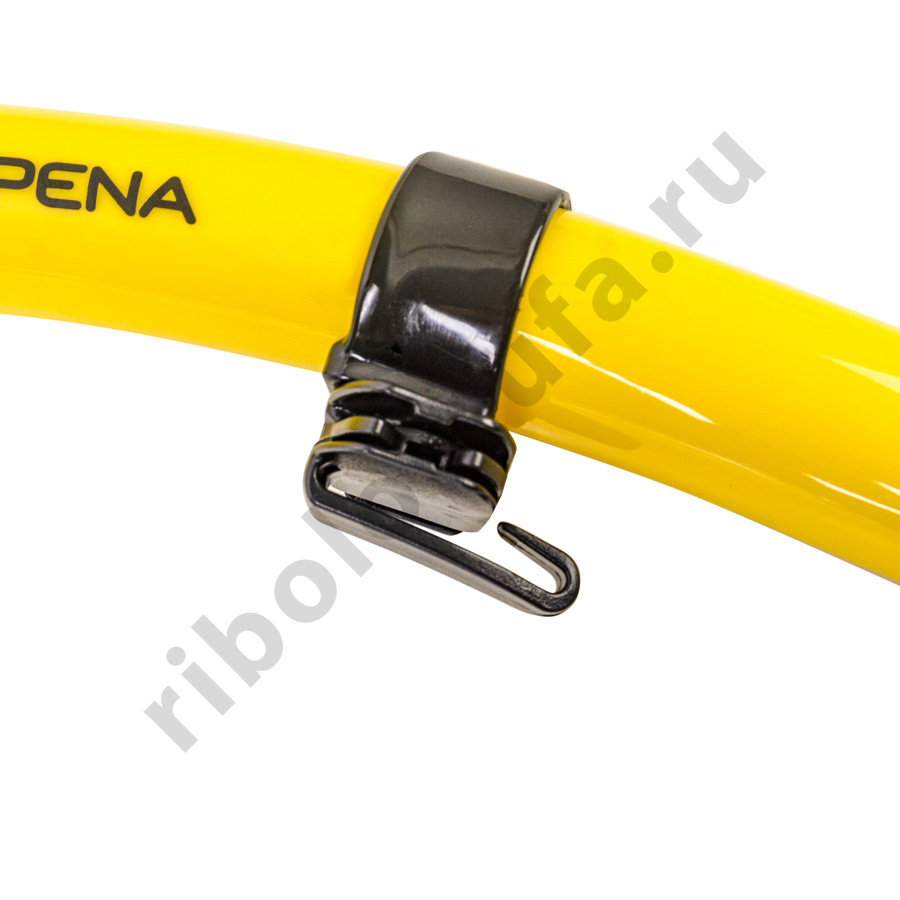 Трубка Scorpena N2 с двумя клапанами, желтая