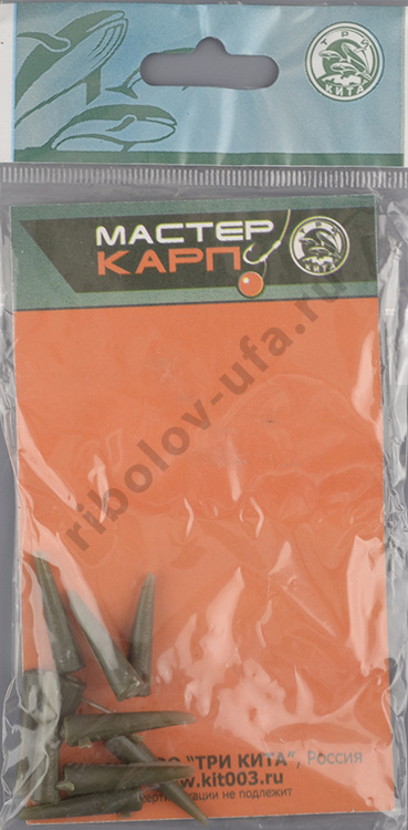 Конус силиконовый для клипсы L зеленый (10 шт/уп) Три Кита