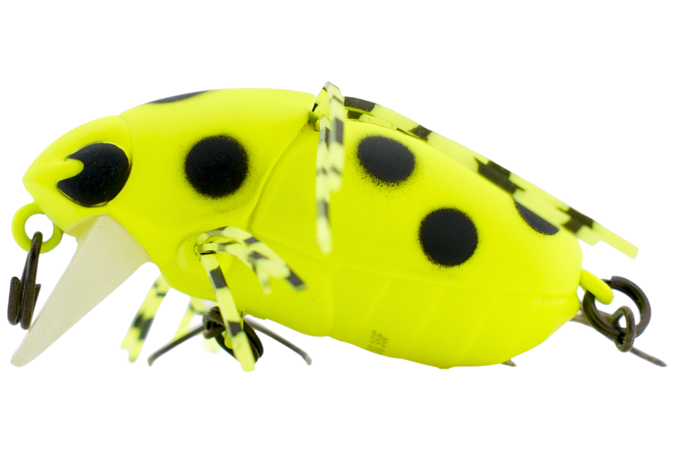 Воблер Jackall Chubby Bug 35 дл. 3.5 см, 3.7 гр., цв. mat chart lady bird