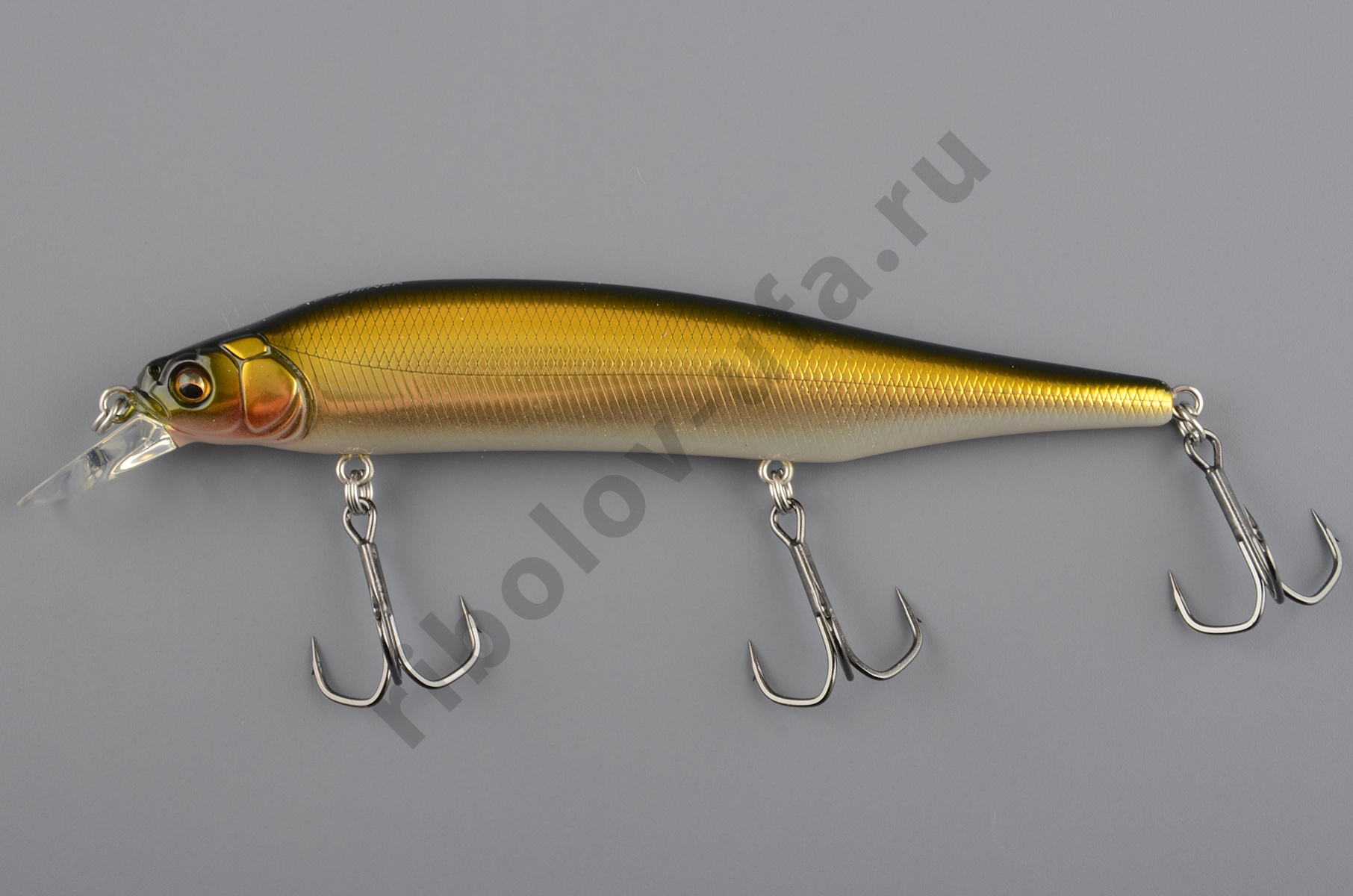 Воблер Megabass Ito Shiner SP 115мм 14гр 0,5-1,2м цв. Wakin Golden Shiner