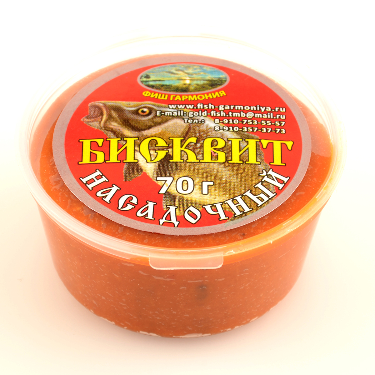 Тесто бисквит насадочный Фиш Гармония Чеснок 70г