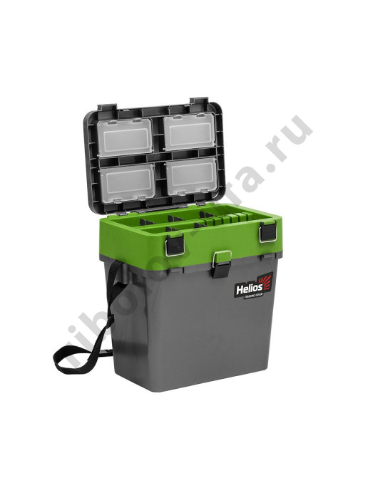 Ящик зимний Helios серый/салатовый