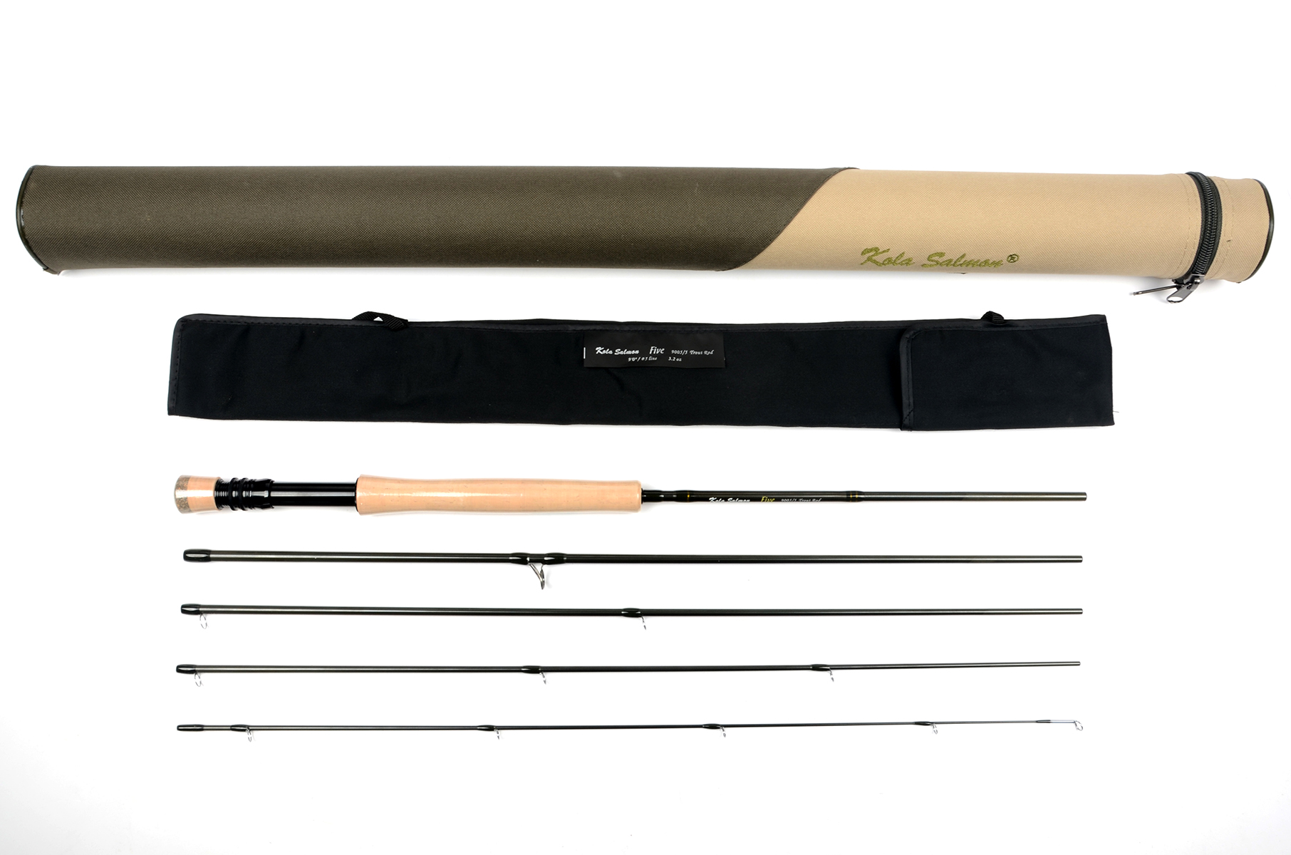 Удилище нахлыстовое (одноручное) Kola Salmon FIVE #5 9'0" 5 колен 9005/5 (в тубусе)