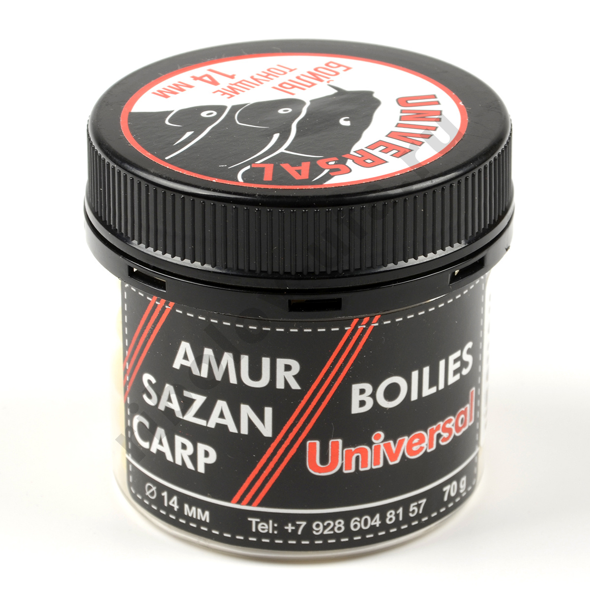 Бойлы Universal не оснащ. d.14, 70гр. тонущие креветка