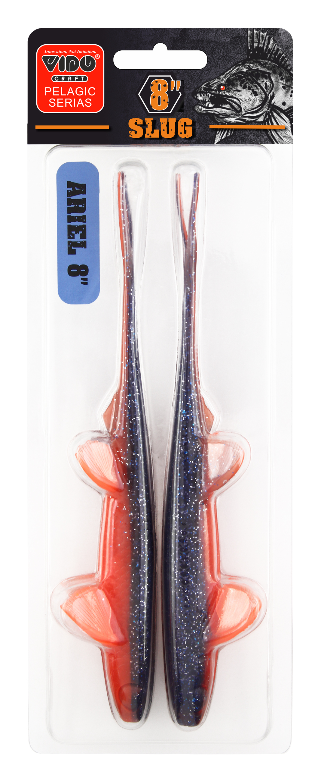 Силиконовая приманка Vido Ariel 20см цв.10