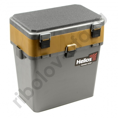 Ящик зимний Helios серый/золото
