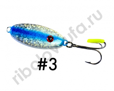 Блесна колеб. Жор Бомбер жереховый 28гр. №3