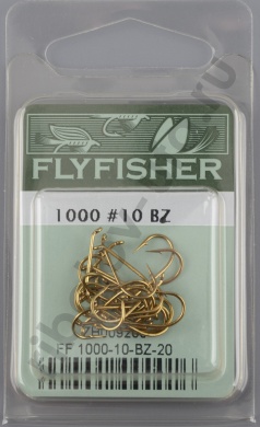 Крючки Flyfisher 1000 BL#10 BZ