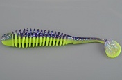 Силиконовая приманка Fishing Style Morder 5,4 in 137мм # 036 Violet Lime