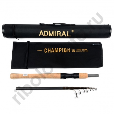 Спиннинг Admiral Champion 2.1м, 10-30гр (телескоп, тубус)