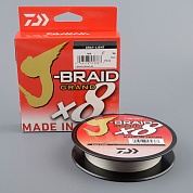 Шнур плетёный Daiwa J-Braid Grand X8 135м gray light 0,22мм 