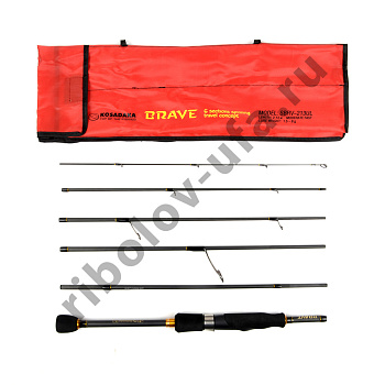 Спиннинг Kosadaka Brave 2.13 / 5-25гр., 6 секций