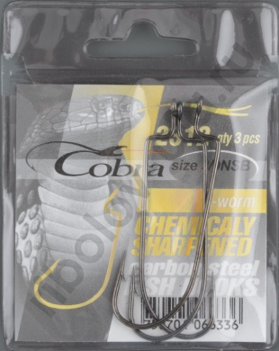 Офсетные крючки Cobra L-WORM сер.2312 разм.K030