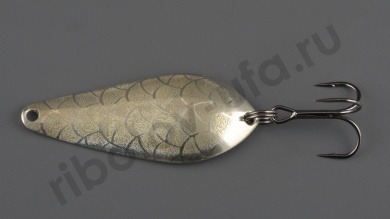 Блесна колеблющаяся Sinkers  Атом 15гр. мельхиор рис №02