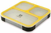 Ланчбокс тм "Арктика", 800 МЛ, арт. 033-800, черный/желтый