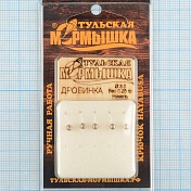 Мормышка вольфрам.Тульская Дробинка с кембриком 3,0мм никель